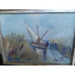 Средна картина масло на платно Испания - 3738